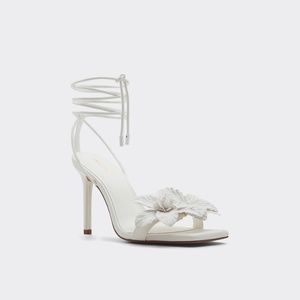 Aldo Floral Strappy Stiletto Heels